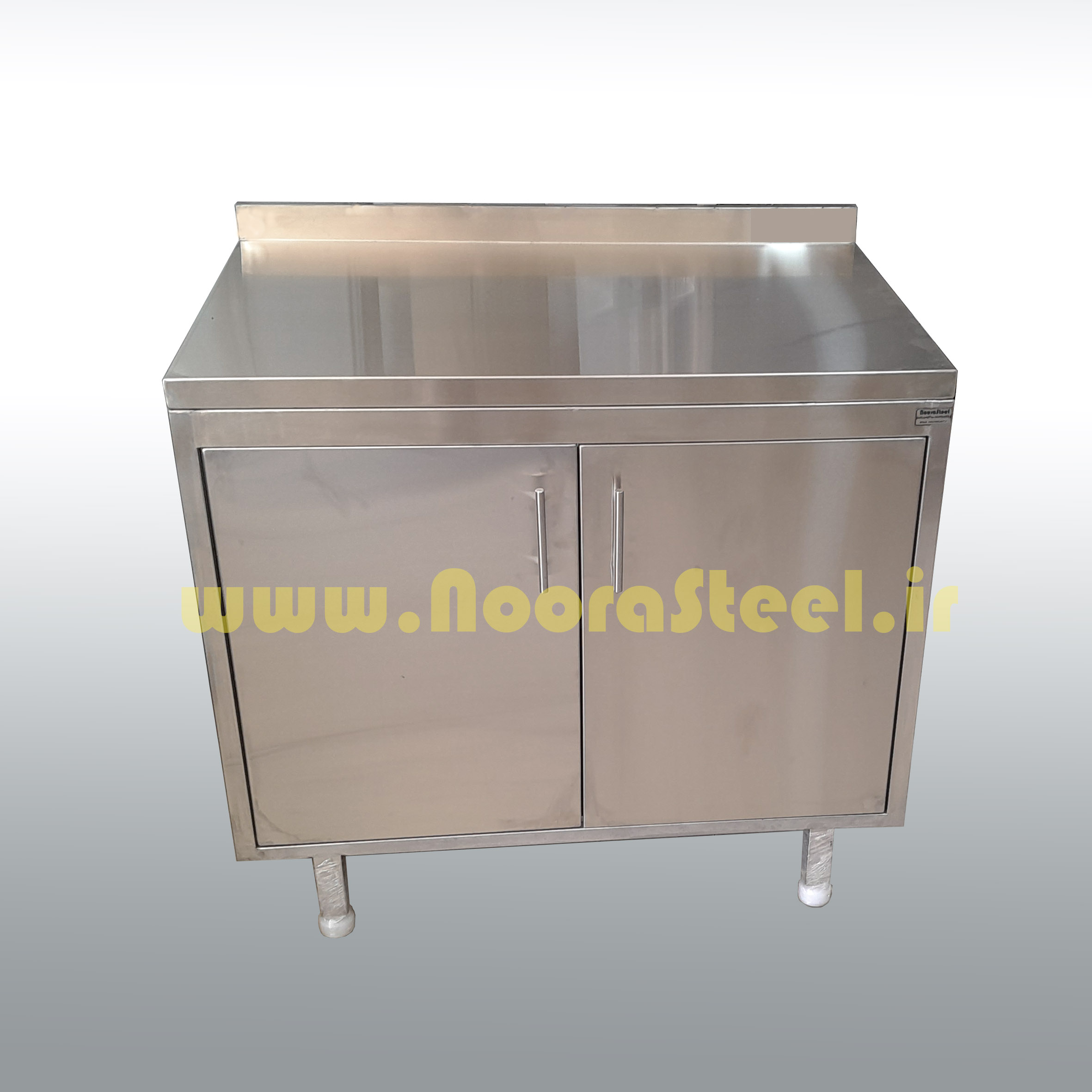  کابینت زمینی دودرب استیل